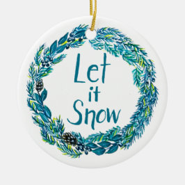 Laat het Ornament sneeuwen