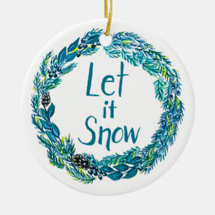 Laat het Ornament sneeuwen