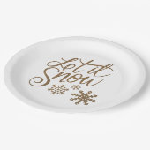 Laat het papieren Bord sneeuwen (Gekanteld)