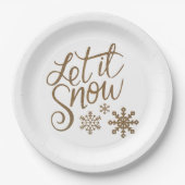 Laat het papieren Bord sneeuwen (Voorkant)