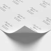 laat het plezier beginnen huwelijksnaam datum eenv cadeaupapier (Hoek)