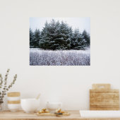 Laat het Poster sneeuwen (Keuken)