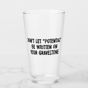 Laat het potentieel niet op uw grafsteen worden ge glas