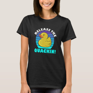 Laat het quacking Yellow Rubber Ducks Design los T-shirt