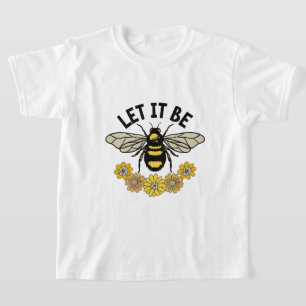 Laat het Queen Bee zijn: De hommel in Kind verster T-shirt