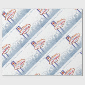 Laat het Shows Las Vegas kerst inpakpapier (Vlak)