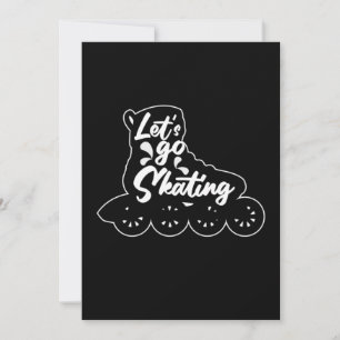 Laat het Skater Rollerblading Gift van het Skater  Kaart