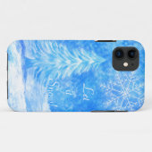 Laat het Sneeuw iPhone Case (Achterkant (horizontaal))