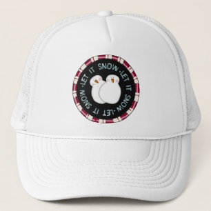 Laat het Sneeuw Vakantie Tshirts en Geschenken Trucker Pet