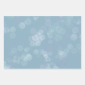 Laat het Sneeuwblauw Inpakpapier Vel (Voorkant 3)