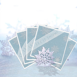 Laat het Sneeuwblauw Servet