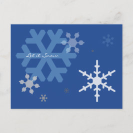 Laat het sneeuwen Briefkaart