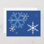 Laat het sneeuwen Briefkaart (Voorkant / Achterkant)