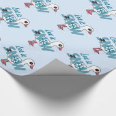 Laat het sneeuwen. cadeaupapier (Hoek)