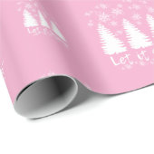 Laat het sneeuwen cadeaupapier (Rol Hoek)