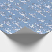 Laat het sneeuwen cadeaupapier (Hoek)