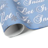 Laat het sneeuwen cadeaupapier (Rol Hoek)