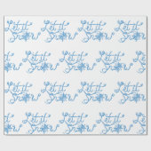 Laat het sneeuwen cadeaupapier (Vlak)