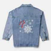 Laat het sneeuwen denim jacket (Achterkant)