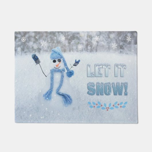 Laat het sneeuwen deurmat (Voorkant)