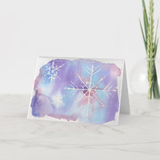 Laat het sneeuwen! feestdagen kaart