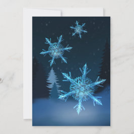 Laat het sneeuwen feestdagenkaart