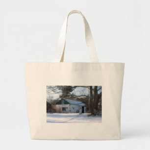 Laat het sneeuwen. grote tote bag