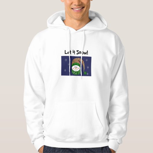 Laat het sneeuwen. hoodie (Voorkant)