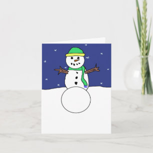 "Laat het sneeuwen"-kaart Feestdagen Kaart