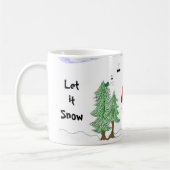 Laat het sneeuwen. koffiemok (Links)