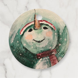 Laat het sneeuwen, Man! Bedankjes Labels