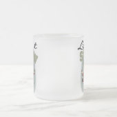 Laat het sneeuwen matglas koffiemok (Center)