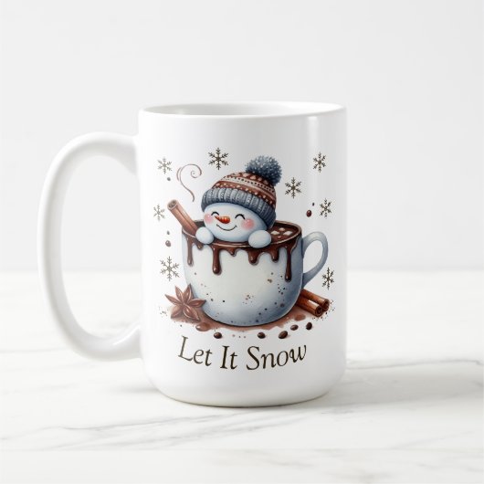 Laat het Sneeuwen Mok (Links)