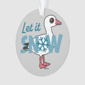 Laat het sneeuwen. ornament (voorkant)