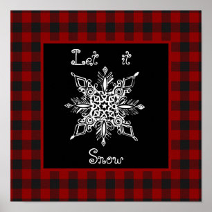 Laat het sneeuwen poster