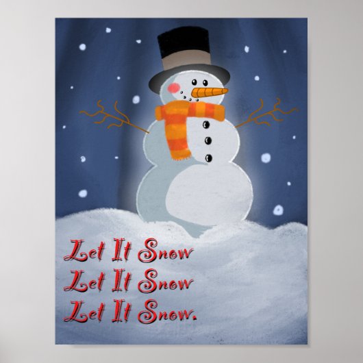 Laat het Sneeuwen! Poster (Voorkant)