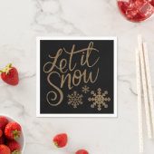 "Laat het sneeuwen" Servet (Insitu)