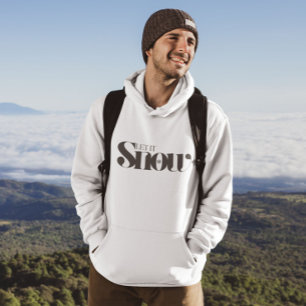 Laat het sneeuwen, Sinterklaas Prettig Kerstfeest Hoodie