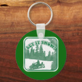 Laat het sneeuwen sleutelhanger (Voorkant)