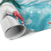 "Laat het sneeuwen"  sneeuwpoppapier Cadeaupapier (Rol Hoek)