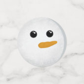 Laat het sneeuwen! Snowman Confetti (Kleine voorkant)