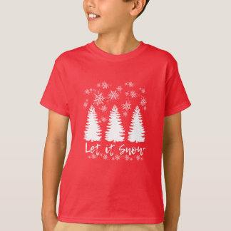 Laat het sneeuwen t-shirt