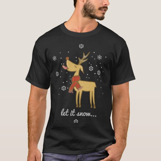 Laat het sneeuwen t-shirt (Voorkant)