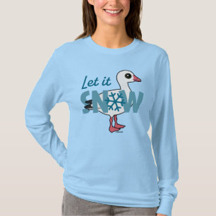 Laat het sneeuwen. t-shirt