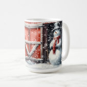 Laat het sneeuwen V Koffiemok (Voorkant rechts)