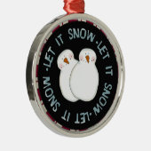 Laat het Sneeuwkeepomwille Ornament (Rechts)