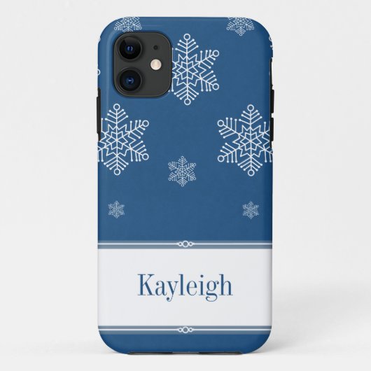 Laat het Sneeuwt BT iPhone 5 Hoesje, Blauw Case-Mate iPhone Case (Achterkant)