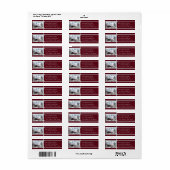 Laat het sneeuwtrein Ride Etiket (Full Sheet)