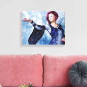 Laat het sneeuwvloerige canvas afdrukken (Insitu (Woonkamer))