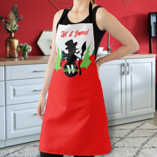 Laat het Snow Apron Sneeuwen Schort